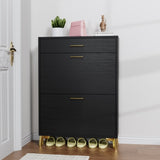 Shoe Storage Cabinet for Entryway, Free Standing Shoe Organizer with 2 Flip Drawers, Hidden Shoe W578124377