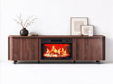 Walnut Finish, 177.8 34.5 60.5 cm, Embossed Particle Board with Melamine 97300176