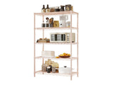 five-layer display stand without wheels with adjustable feet, free adjustment of layer spacing, iron 13646236