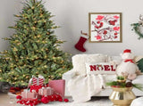 Artificial 6ft Green Christmas Tree with 1763 PE/PVC Mixed Branch Tips, 500L warm white led, memory 38777485