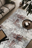 Granada Mavis Beige, Charcoal, Gold, Gray, Ivory, Rust and White Polypropylene Area Rug B055P313699