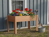 40x20x31 inch Raised Garden Bed with Legs, Elevated Wooden Planter Box for Outdoor Plants Flowers 73216805