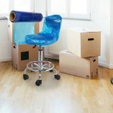 18" x 1500' 80 Gauge 4 Rolls Pallet Wrap Stretch Film Hand Shrink Wrap 1500FT Blue 19988854