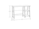 Quick Assembly Desk, White Finish 93950769
