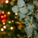 23.6" Christmas Eucalyptus Wreath Green Door Wreath Fake Leaf Garland Wedding Home Frontdoor Decor 70956210