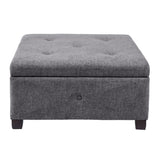 Soft Close Storage Ottoman B03548225