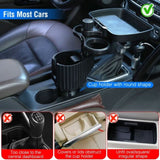 4-in-1 Car Cup Holder Tray Food Table Phone Hold Car Expander Detachable 360 Degree Rotatable 33533875