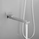 Shower System 10 Inch Square Bathroom Luxury Rain Mixer Shower Combo Set 81592500