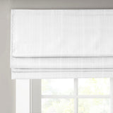 ZUN Basketweave Room Darkening Cordless Roman Shade B03598278