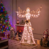 5-foot Christmas angel with 100 warm white lights 93944795