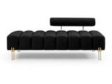 53.2" Width Modern End of Bed Sherpa Fabric Upholstered 2 Seater Sofa Couch Entryway Ottoman W1117110368