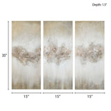Heavily Embellished 3-piece Canvas Wall Art Set B03598837
