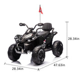 24V Kids Ride On Electric XL ATV W/parents Control,Four-wheel shock absorber,English storytelling W1578P228312