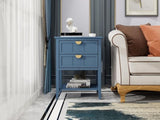 2 Drawer Side table,American style, End table,Suitable for bedroom, living room, study W688119115