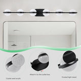 ZUN (Same as W1340P143680/LL2001-B-6) Vanity Lights With 6 LED Bulbs For Bathroom Lighting(Black) W1340P206794