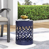 Outdoor Metal end Table -Large 73607.00NBLU