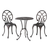 CHARLESTON 3PC CAST BISTRO SET 50550.00COP