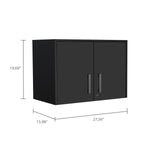 ZUN Penny Storage Cabinet, Wall Cabinet Double Door, Three Internal Shelves B128P148784