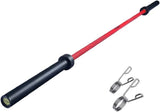 Barbell Bar Plates 7.2Ft Solid Iron Fitness Weightlifting 16209704