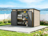 Outdoor Garden Storage Shed Tool House 09898954