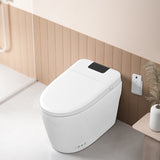 Smart Toilet Bidet Combo with Foot Sensor Open Cover/Seat, LED Display, Self-Cleaning Nozzle, Heated W1219P232246