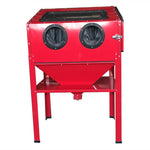 ZUN 60 Gallon Bench Top Air Sandblasting Cabinet Sandblaster Blast Large Cabinet Red 75207636