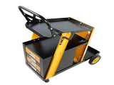 Multi-function welder trolley, MIG TIG ARC plasma cutter storage tank with 2 safety chains, portable 64948607