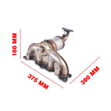 Front Manifold Catalytic Converter for Hyundai Santa Fe Sport 2.4L 2017-2018 28510-2GCA0 Euro 5 71063075