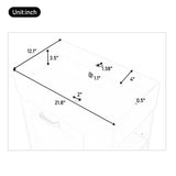 21.8 inch Bathroom Vanity with Sink, Wall Mounted Floating Cabinet, One big Drawer, Adjustable N759P292550B