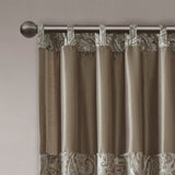 Jacquard Curtain Panel Pair B03598085