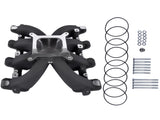 300-132 Single Plane Carb Intake Manifold Black Fits for GM LS Gen III IV LS1 LS2 LS6 13579267