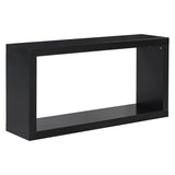 U_STYLE Modern Minimalist Entrance Table, Square Shaped Fashion Design, Easy to Assemble, Suitable N711P245613B