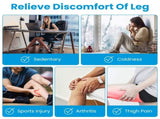 Cordless Leg Massager Air Compression Massager with Heat Thigh Knee Calf Massager with 3 Modes 66724270