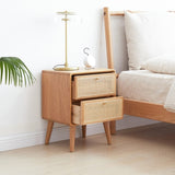 Pure Solid Wood Bedside Cabinet Modern Simple Nightstands North America Oak Bedside Cabinet Nordic W1283121839