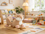 Spotted Deer Rocking Horse for Toddlers 13 Years, Baby Rocker with Sounds, Seat Belt and Widened 23658220