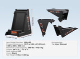 Ladder Leveler, KH-L03, 380lbs Capacity PP Ladder Stabilizer, Stair Ladder Leveling Tool 87933145