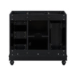 ZUN [Cabinet Only] 36" Black Bathroom vanity N729P179571B