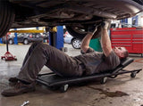 4 Level Adjustable Backrest Mechanic Rolling Creeper, Heavy Duty 6 Swivel Casters Garage Repair Cart 73736907