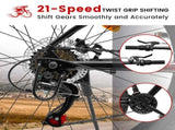 A26472B ECARPAT 21 Speed Mountain Bike, 24/26 Inch Adult Mountain Bicycle with Front Suspension, W1856P500415