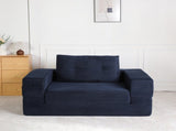 Compression Human Dog Sofa Bed for Adult & Pets,Modern Floor Couch With Pillow for Living Room 38957654