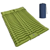 Double Air Mattress with Pillow, Built-in Foot Pump, 4-inch Camping Air Mattress, for Backpacking, 67946513