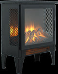 ZUN 15 inch Freestanding Electric Fireplace Stove heater with 3D Flame effect W1769P205859