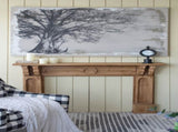 59" x 39" Large Arboreal Shelter Canvas Art Print, Traditional Style Floral Wall Art, Home Decor W2078130253