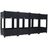 Planter Raised Beds - Elevated Planter Garden Box with Drainage Plug Raised Garden Beds for W465P187533