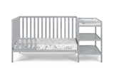 Palmer 3-in-1 Convertible Crib and Changer Combo Gray B02263650