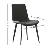 Dining Chairs 4PCS, Modern Kitchen & Dining Room Chairs, Upholstered Faux Leather Cushion Seat and W3316P294864