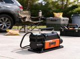 7.14 CFM 12V Heavy Duty Air Compressor, Auto-Stop Portable Tire Inflator with LCD Digital Display 22354040