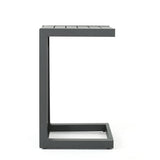 CAPE CORAL ALU C-SHAPED TABLE GREY 59990.00GRY
