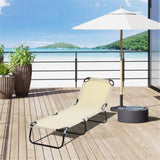 ZUN Folding Lounge Chairs / beach chair （Prohibited by WalMart） 08654744