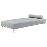 Quenti Gray Melange Velvet Sofa Bed W/Pillow B2726P255333